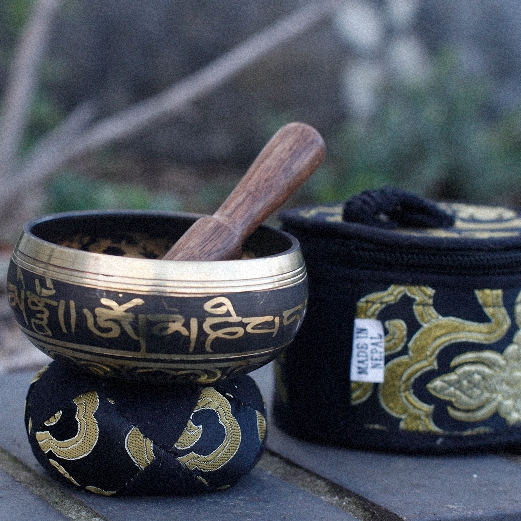 (image for) Mini Singing Bowl Gift Set - Black